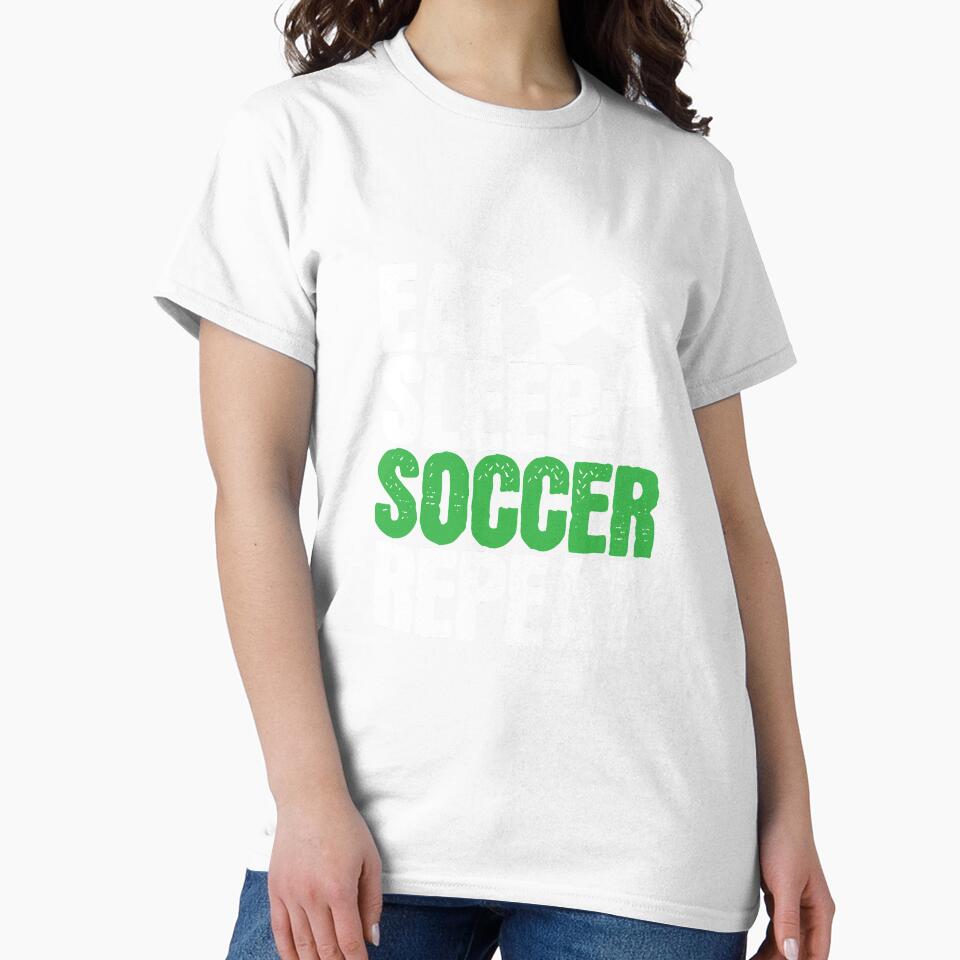Soccer Player Gift, Eat Sleep Soccer Repeat by SlinkyDesigns