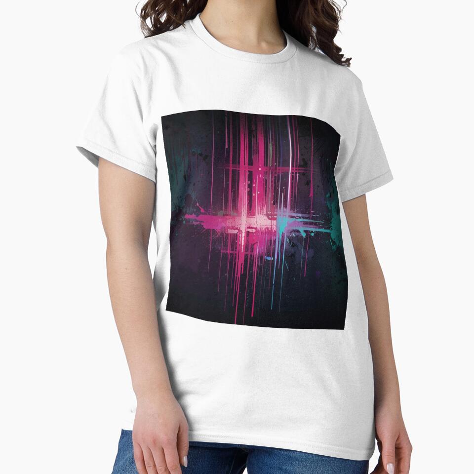 Bold Graphic Grunge Design Art | High Contrast Spectral Anime Print by Joy-boy-op