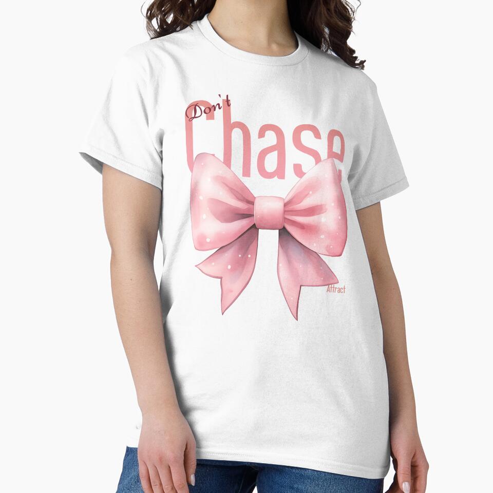 Don't chase attract cute pink vintage bow by SoulfulT