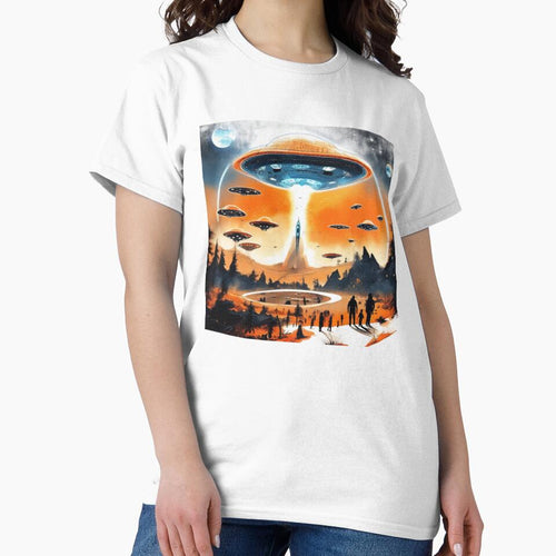 Alien Invasion over Mysterious Landscape by PMBlack1990