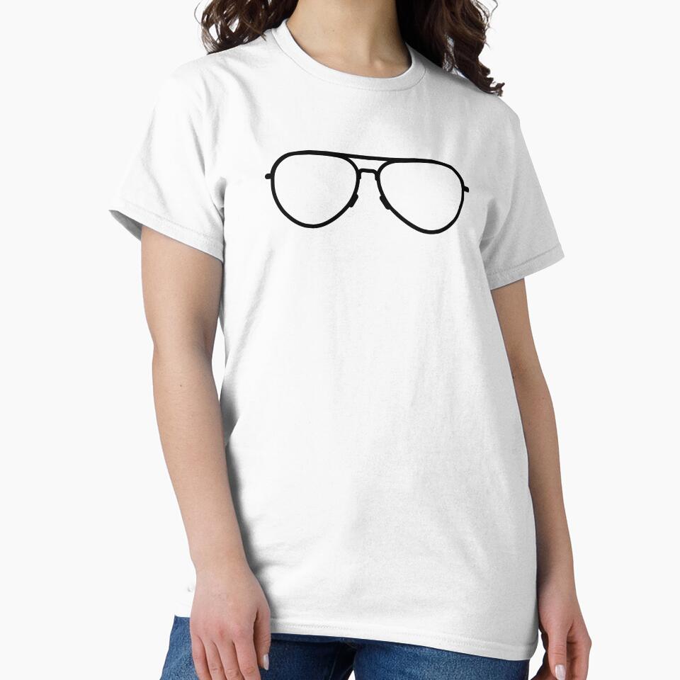 Retro Glasses With Black Frame by THP Creative