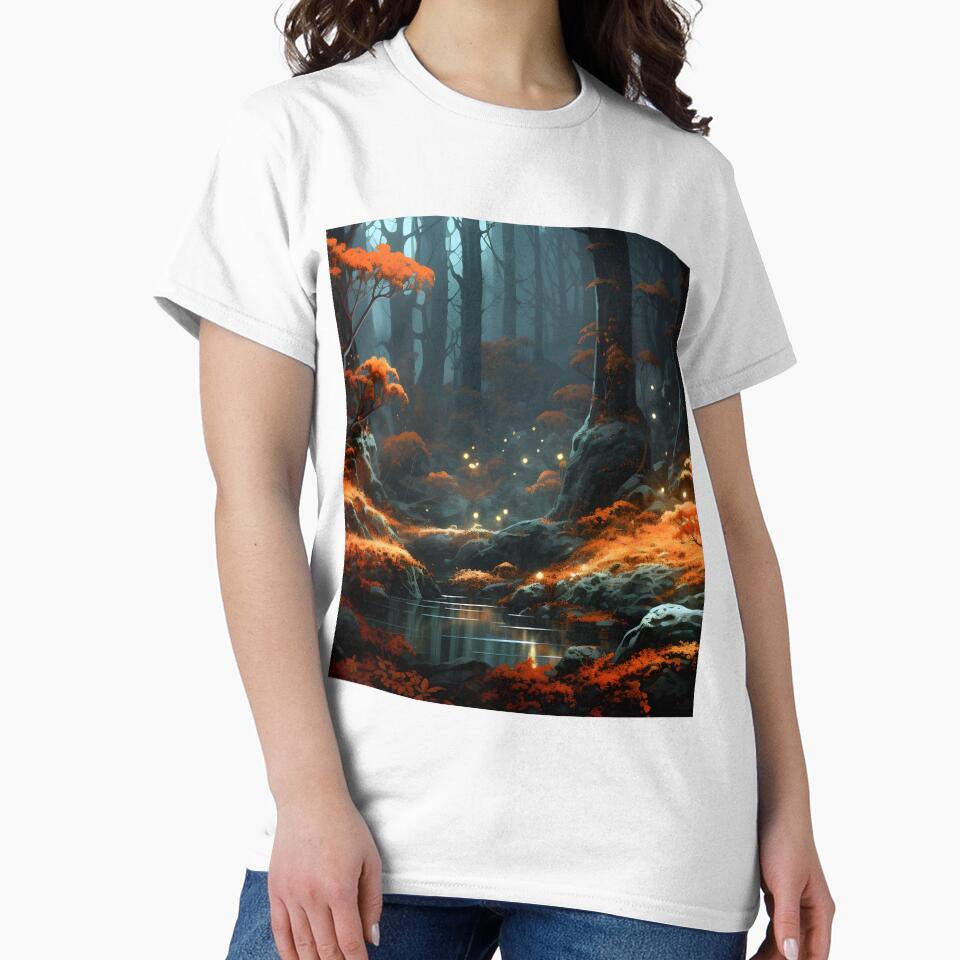 Dystopian Autumn: Sci-Fi Whispers in the Enigmatic Forest by GreenInkXpress