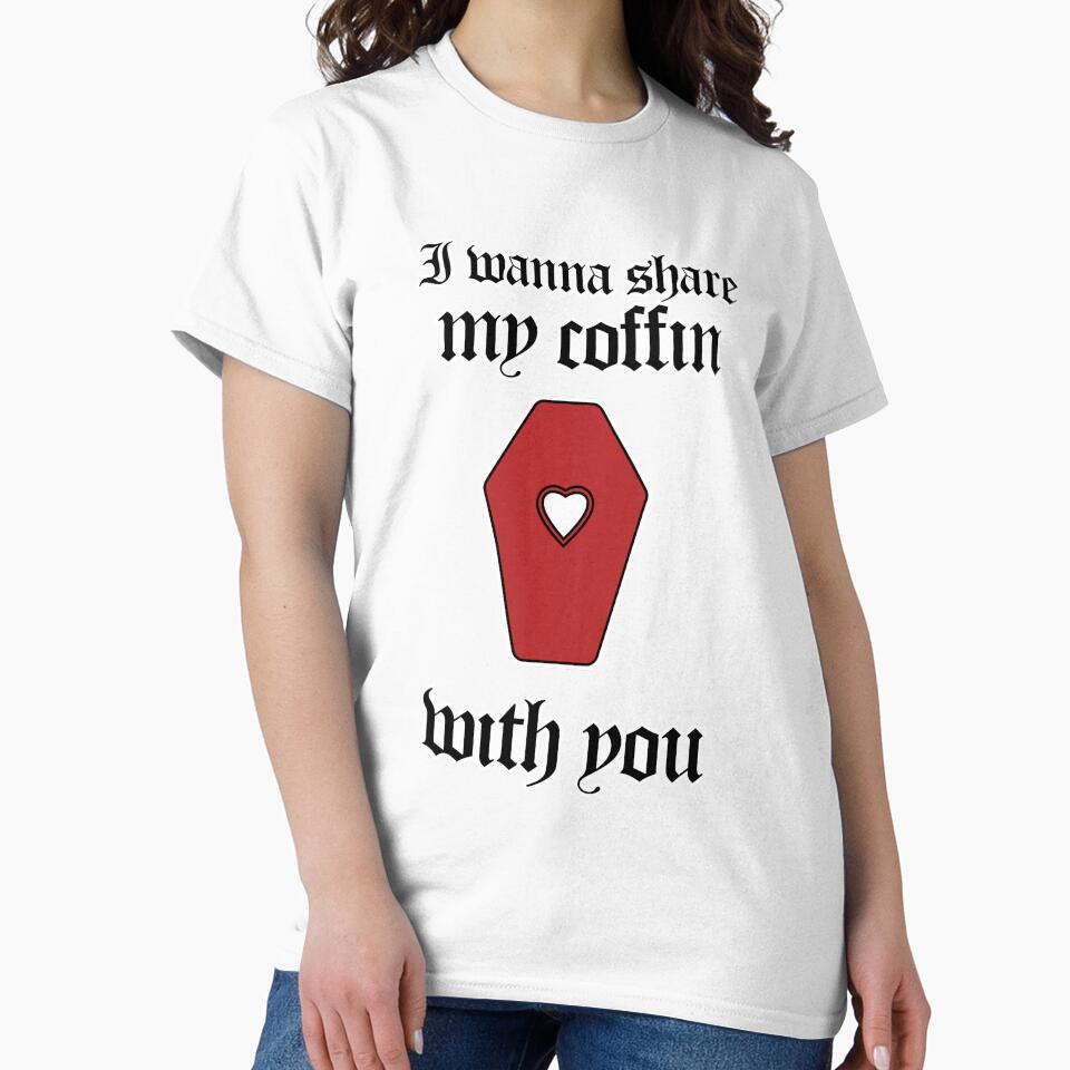 Share my coffin simple red - gothic valentine's day by CuriosumArt