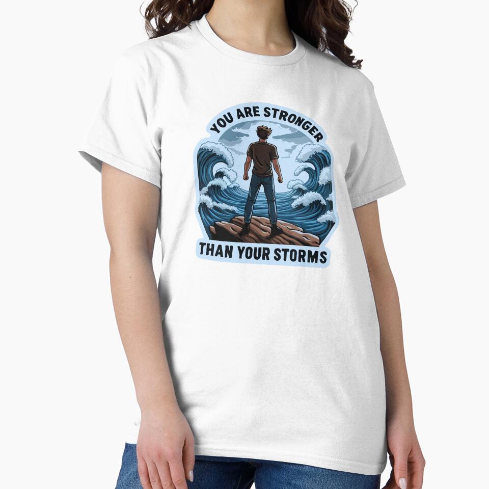 You Are Stronger Than Your Storms - mental health affirmation by digilabs