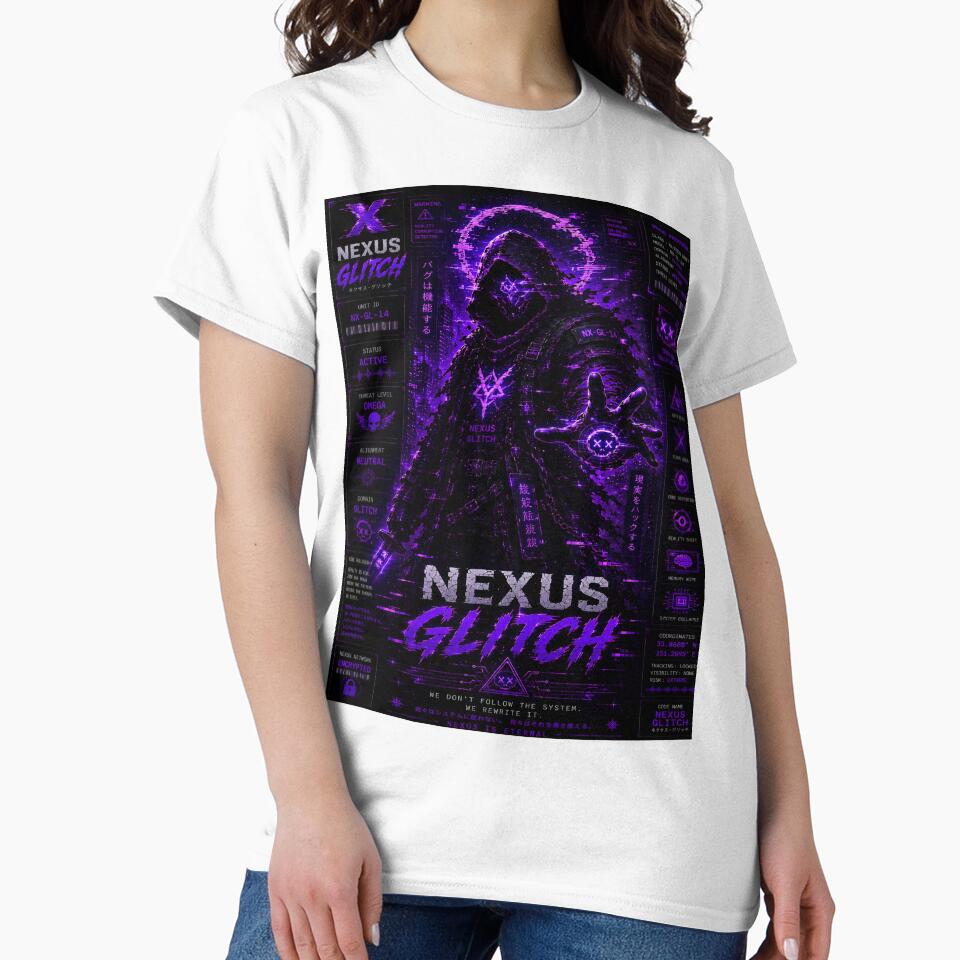 Nexus Glitch (Series 9) - Cyberpunk Interstellar System Overlord Art by RiteshCenter