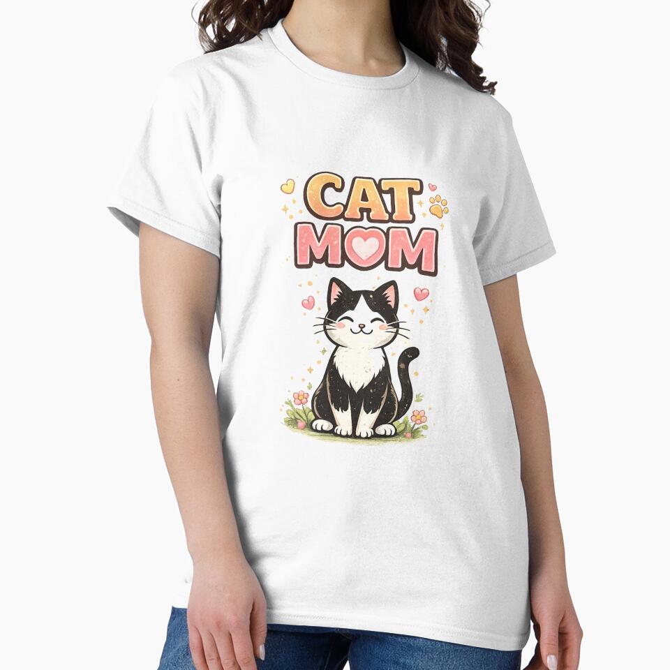 Cute Cat Mom Cat Lover Design by Madewithlove98