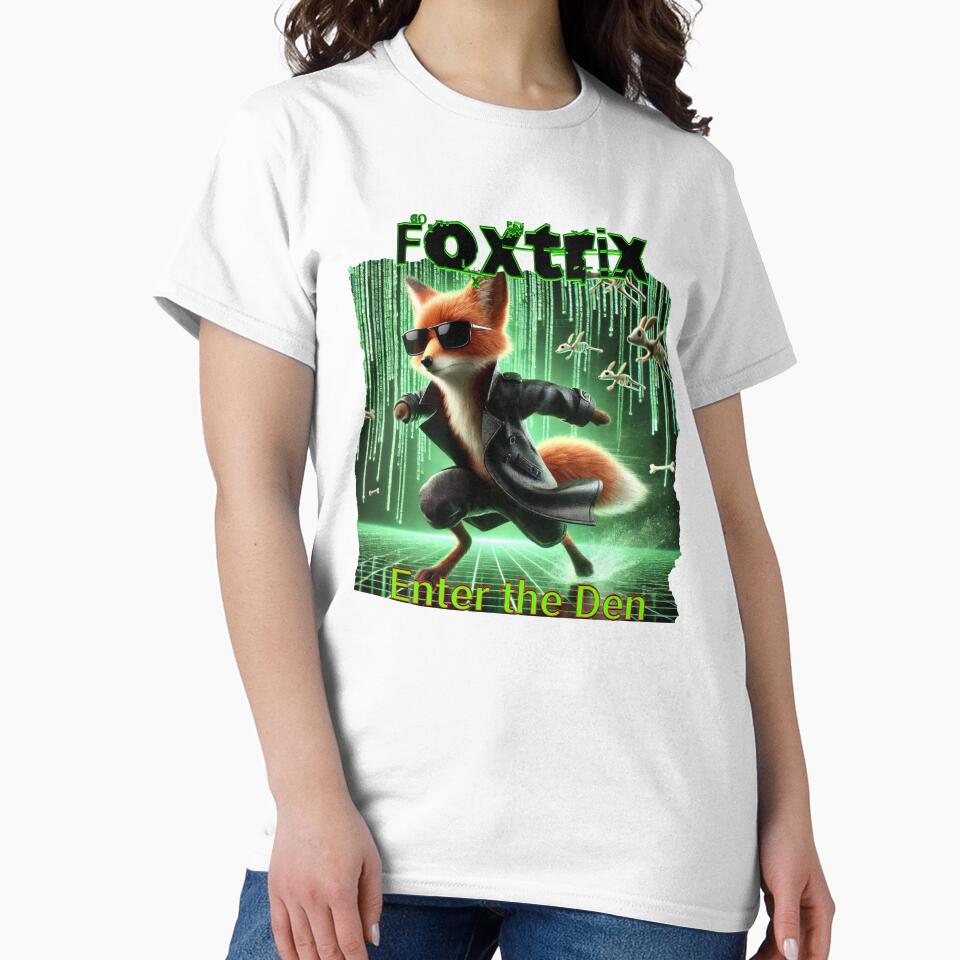 The Foxtrix – Enter the Den | Matrix-Inspired Fox Design by MTeesGA