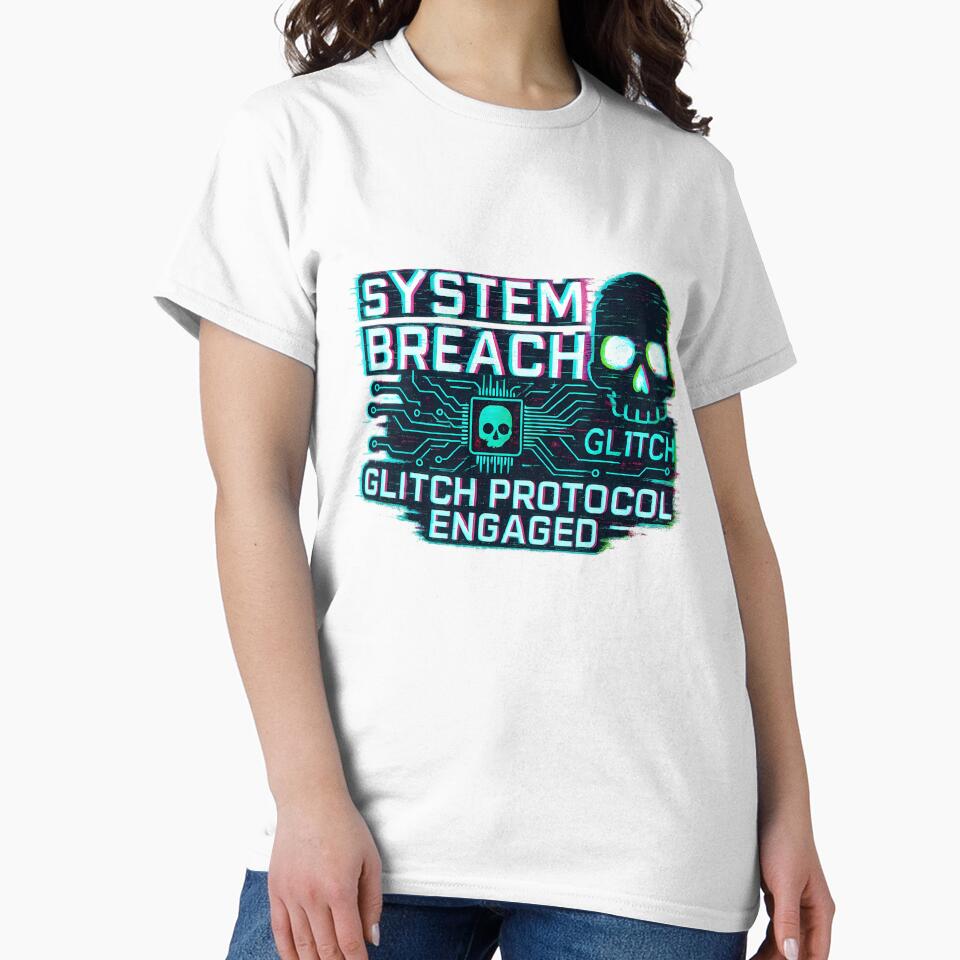 SYSTEM BREACH // GL1TCH PROTOCOL Skull Design by GL1TCH-WEAR