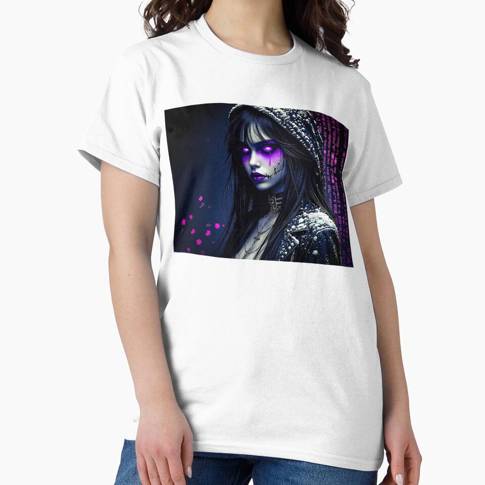 Purple Tears: Gothic Cyberpunk Elegy by Insomnia Art Designs