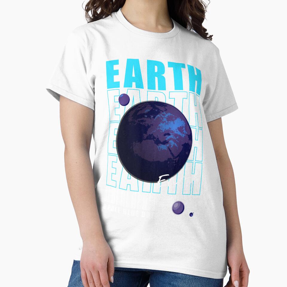 Planet Earth - A Pale Blue Dot Urban Style Design by Geeky Giggles