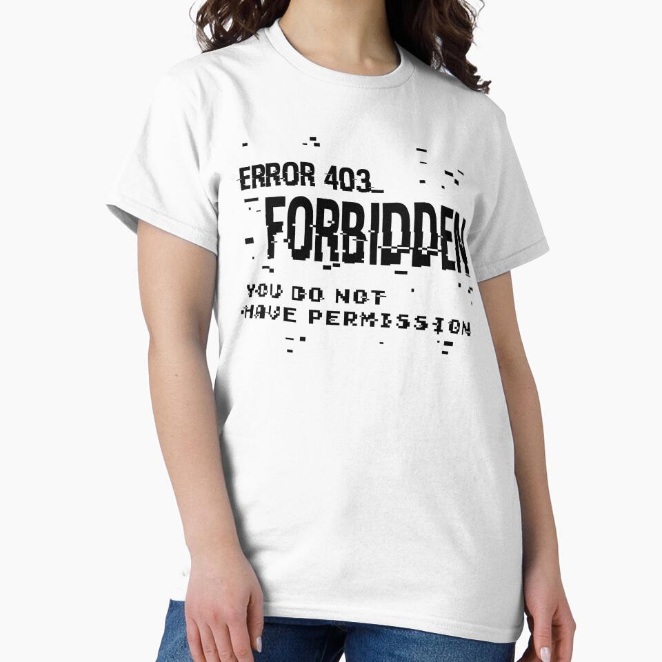 Error 403 FORBIDDEN -black text- by 8Bit-Paws