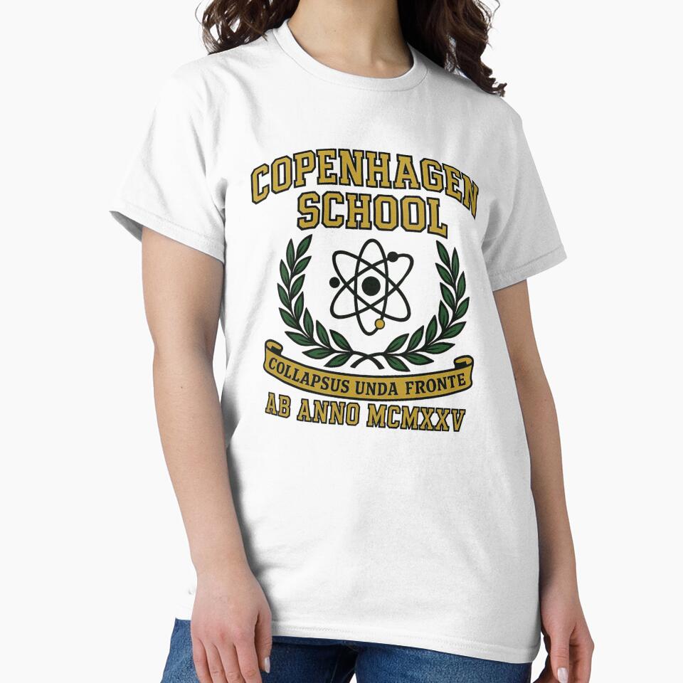 Quantum Clique 1925 – Copenhagen School Latin Motto Shirt by DigitKabluey