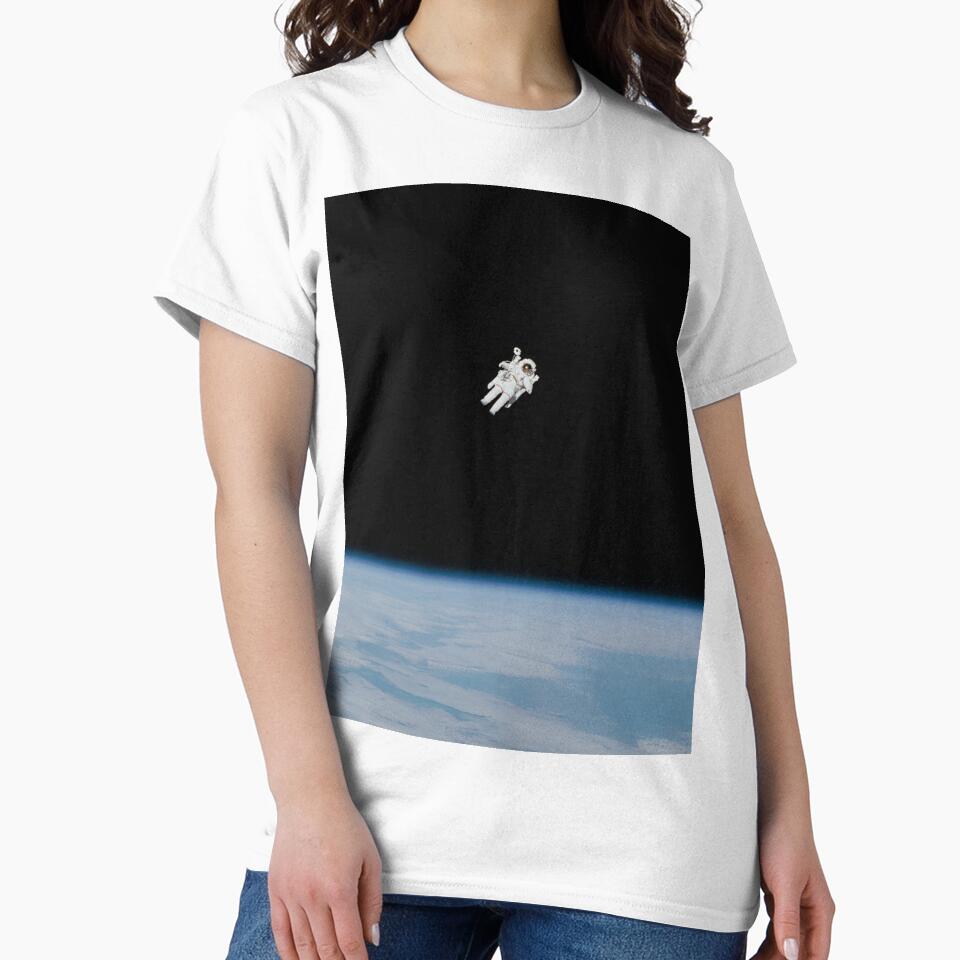 Lovely astronaut flowing in the space by DelightfulArts