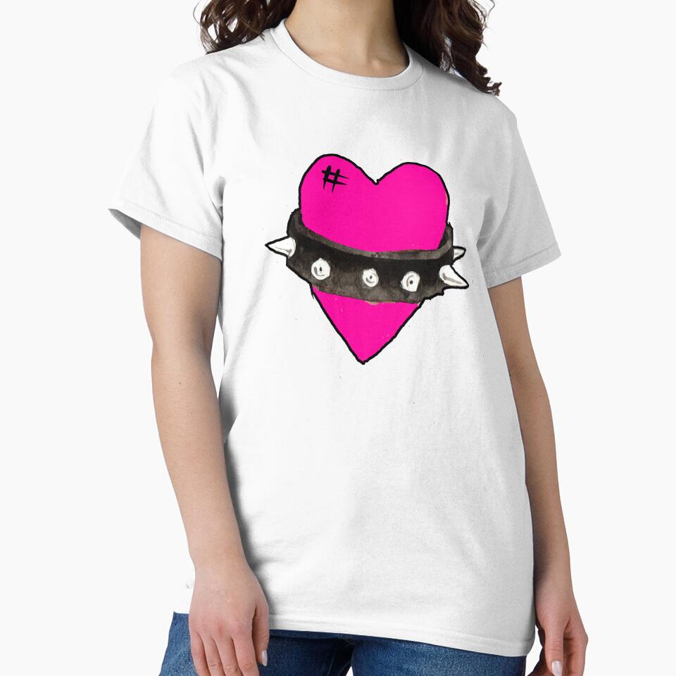 Heart with Punk Spike Bracelet by SerpentSkyArts