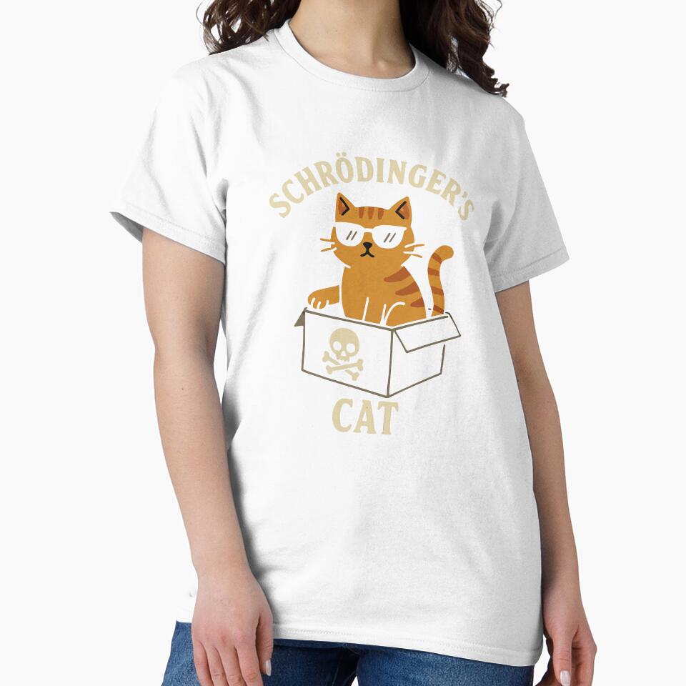 Schrödinger’s Cat – Funny Quantum Physics Cat Design for Nerds & Science Fans by Print-Zoo