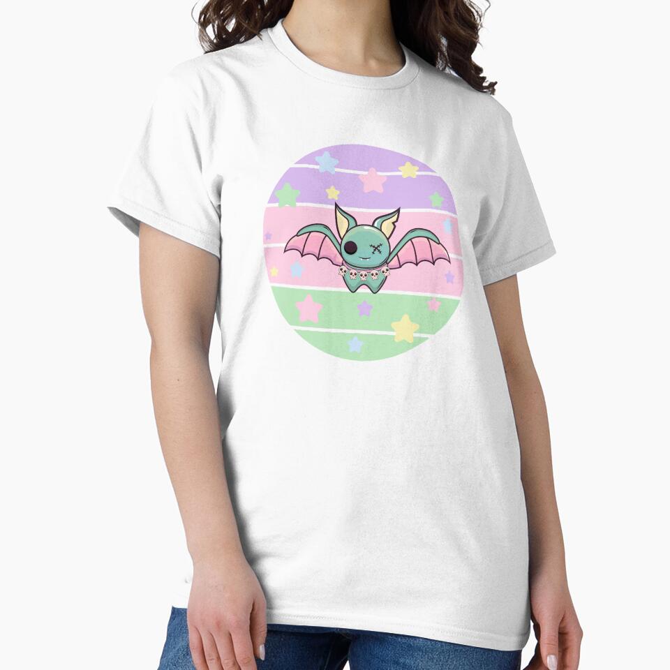 Cute Bat and Stars - Pastel Goth by GoseStudio
