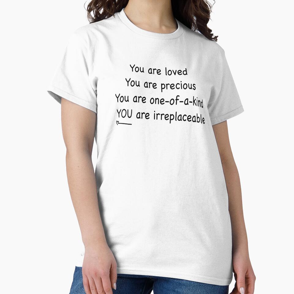 You are... Self Affirmation Design with Pastel colored Clouds by ClearAndHappy
