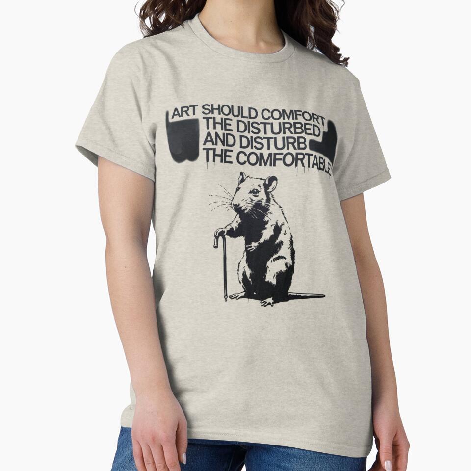 Banksy - Art should comfort the disturbed and disturb the comfortable. by 123ks