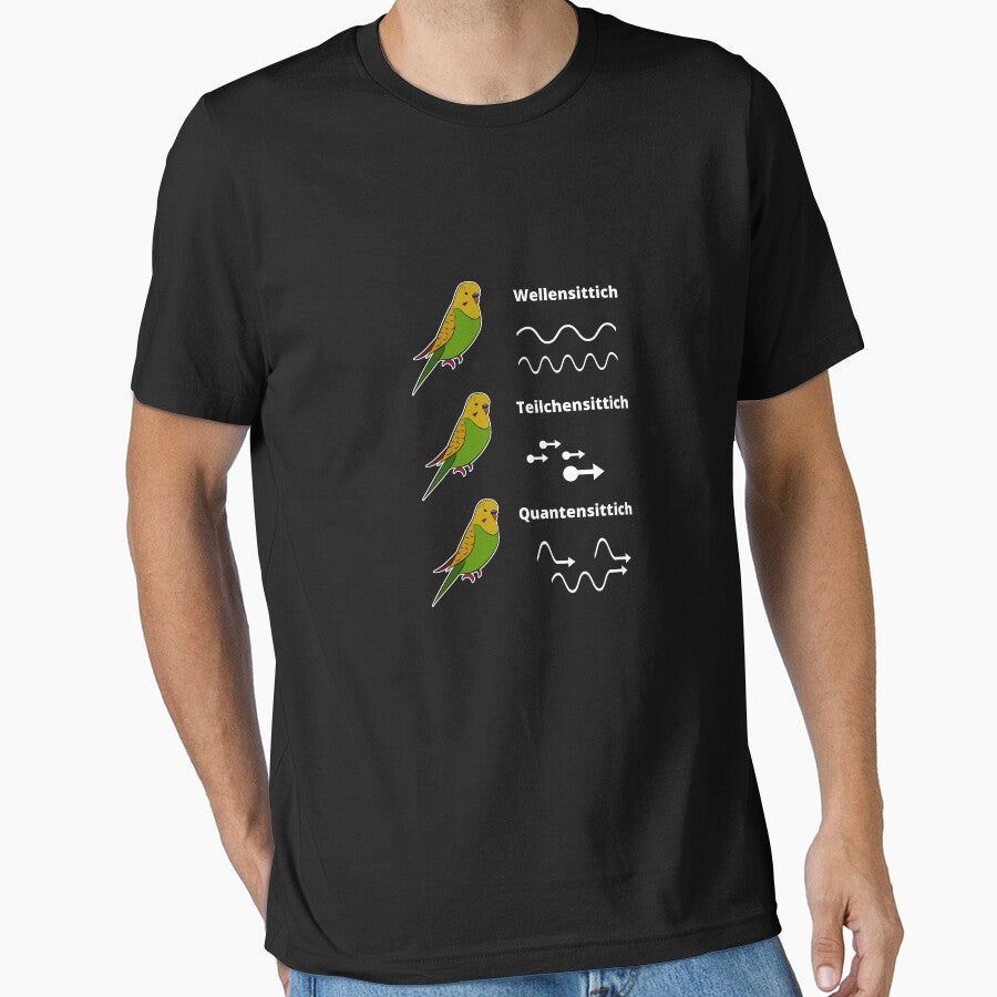 Waves Parakeet Quantum Particles - Nerd Sciences by Garaunt - The bavarian brute