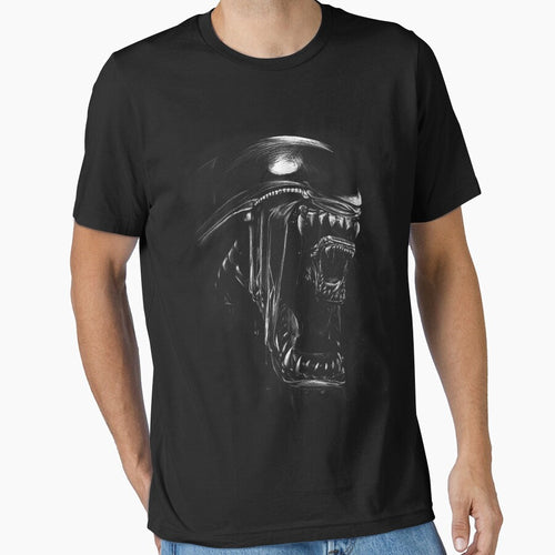 Alien/Xenomorph scratchboard design by Boballee
