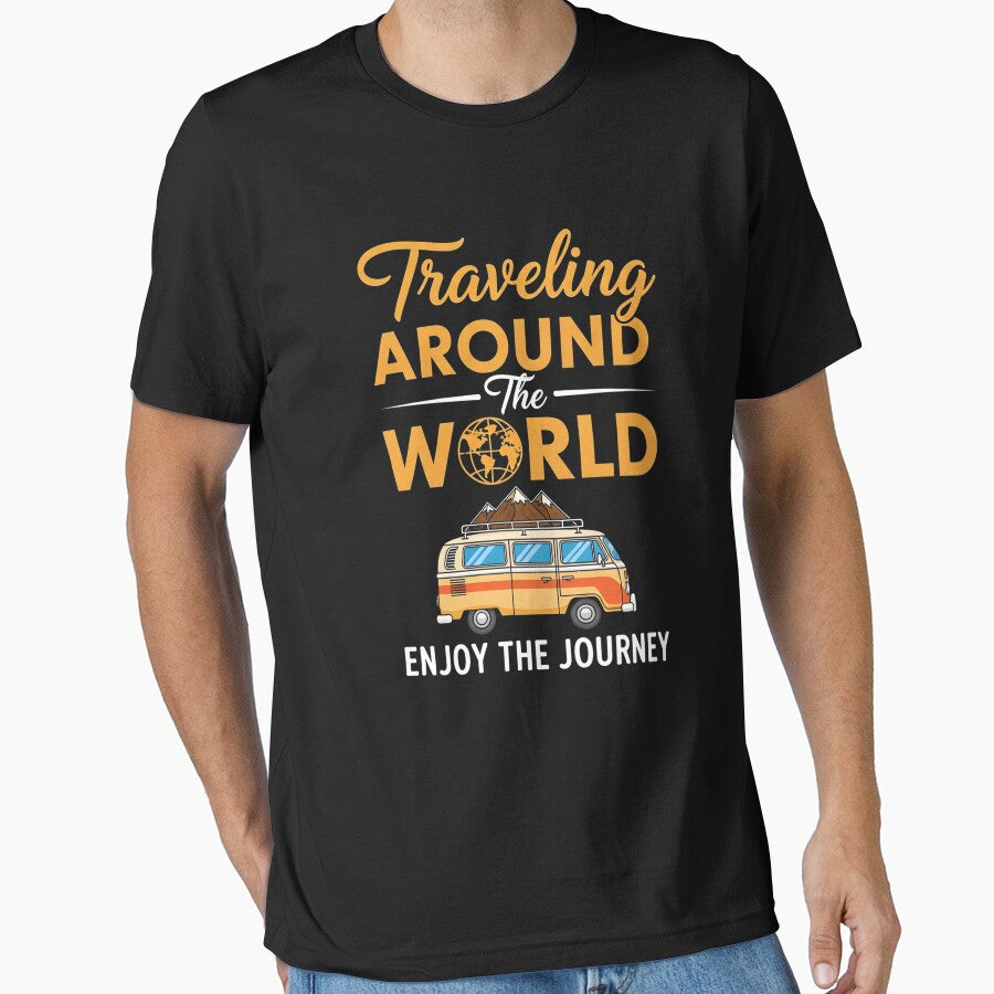 Traveling Around The World Adventure Travel Quote Journey Inspiration For Travel Lovers by Ali-printshop