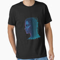 Dissolved Identity – Cyberpunk Pixel-Code Portrait by AddictiveDesign