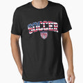 USA Soccer American Flag Patriotic Sports Fan by kienoy