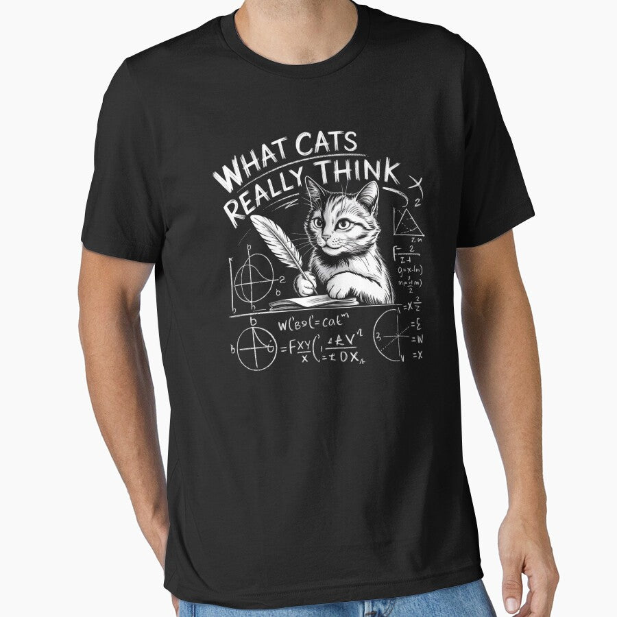 What Cats Really Think Funny Cat Physics Humor Design by ZACK ART