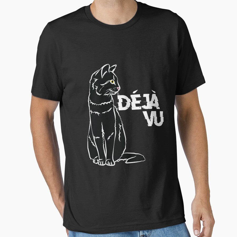 Deja Vu Black Cat by TravelScientist