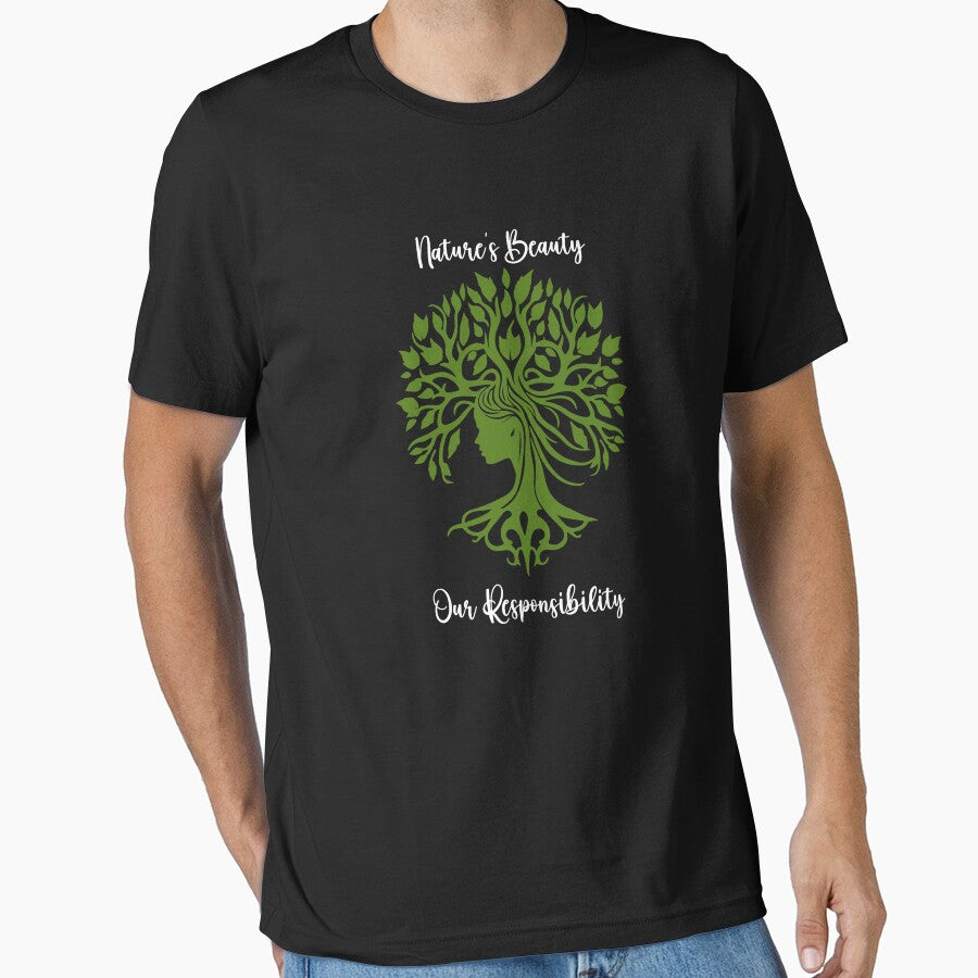 Nature's Beauty, Our Responsibility Environmental Protection Positive Text by FemiBiutti