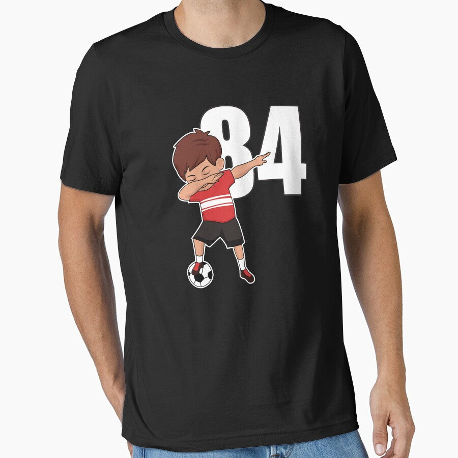 Awesome Soccer Player Number 84 Soccer Athlete Athletic Sports Team by VollLaser