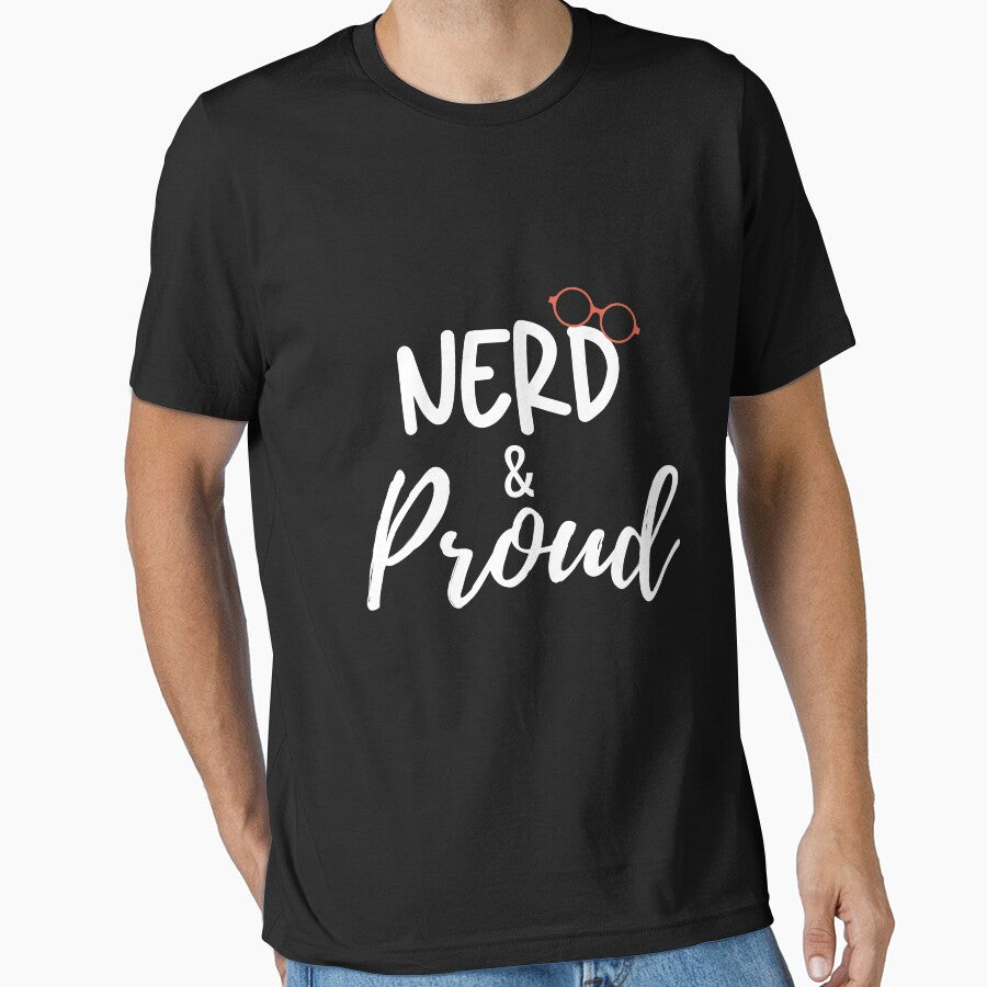 Nerd and Proud typography with glasses by poojapatel5