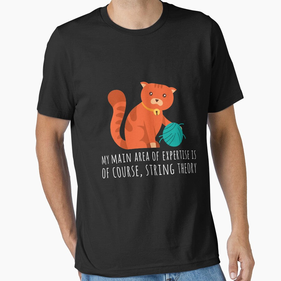 String Theory Particle Quantum Physics Scientist Cat by noirty
