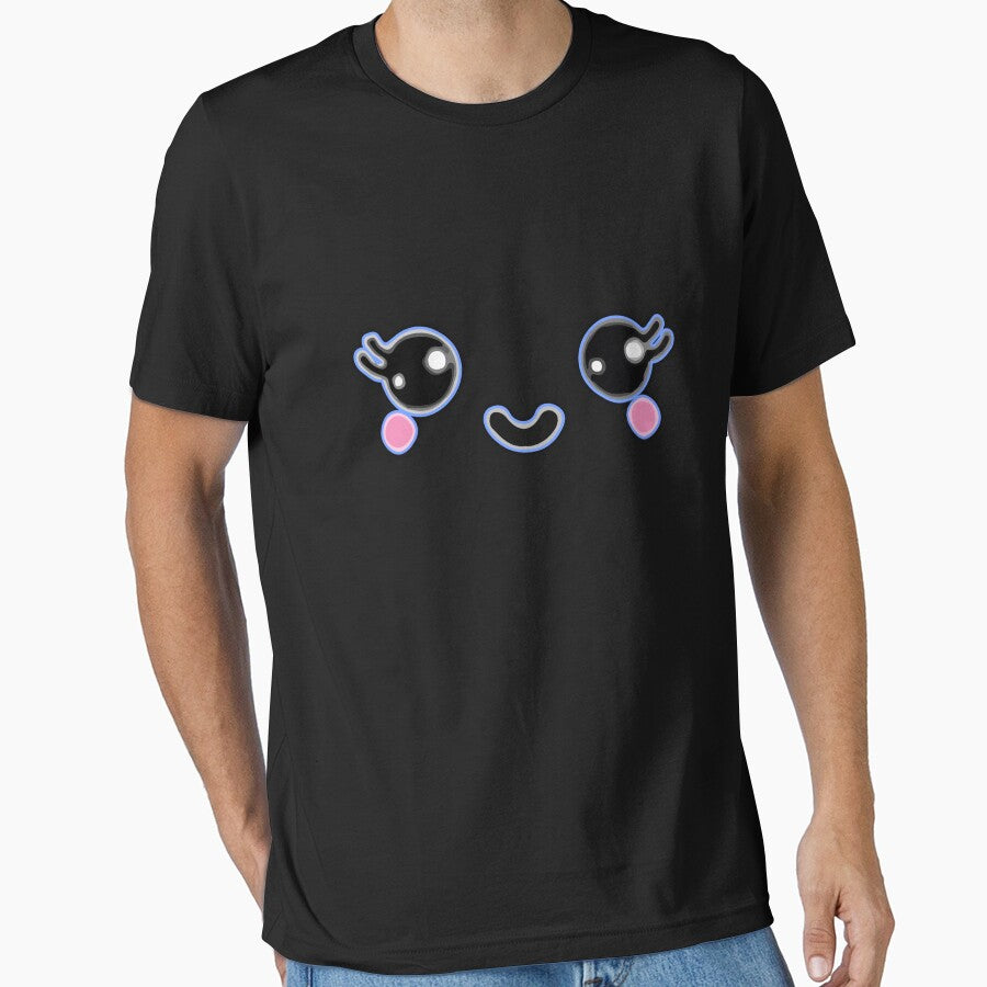Kawaii Cute pink girl face by Kam-designs