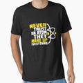 Never Trust An Atom Funny Distressed Science Geek Nerd by niftee