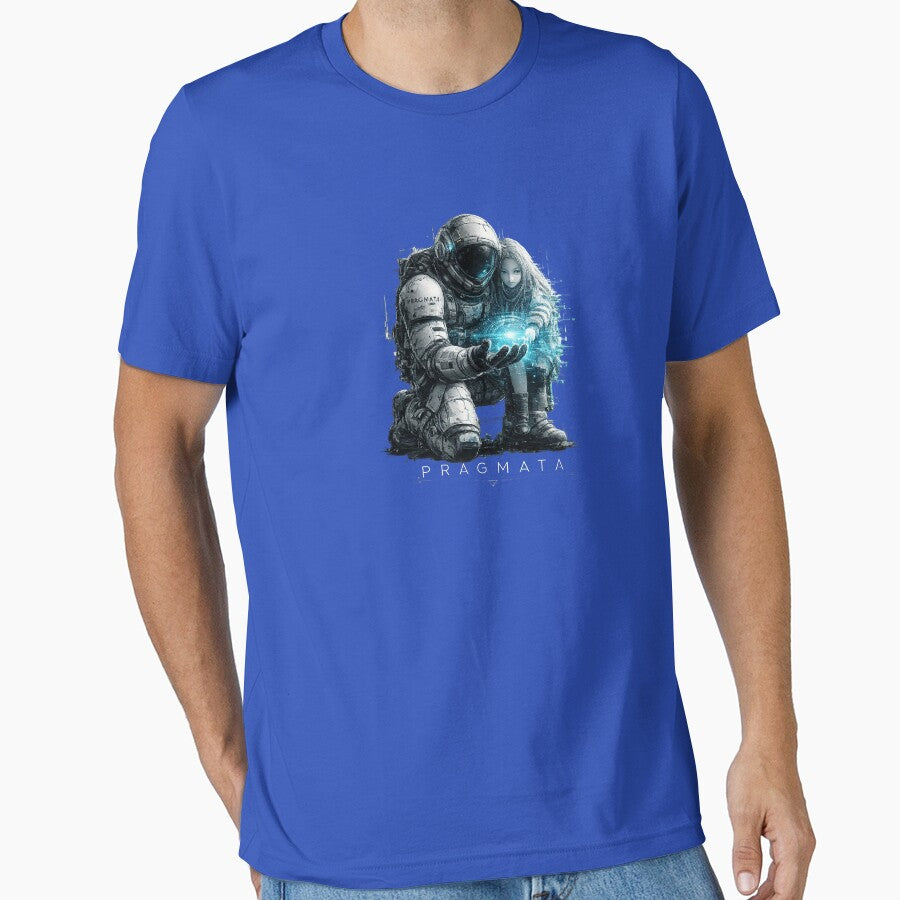 Pragmata Future Bond – Astronaut and Girl Sci-Fi Design by ustylelab