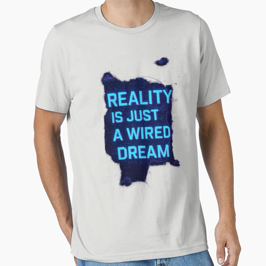 Reality Is Just a Wired Dream – Cyberpunk Glitch Aesthetic Design by LatestDesign95