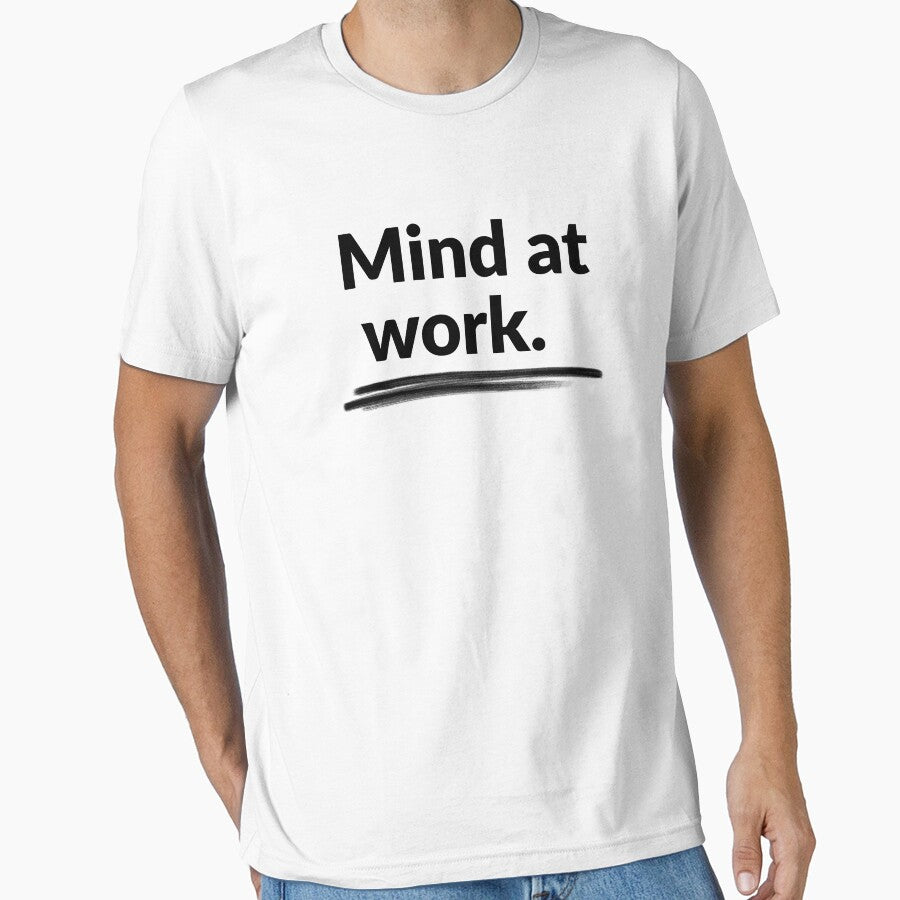 Mind at Work – Minimalist Motivational Quote by Abdennaim