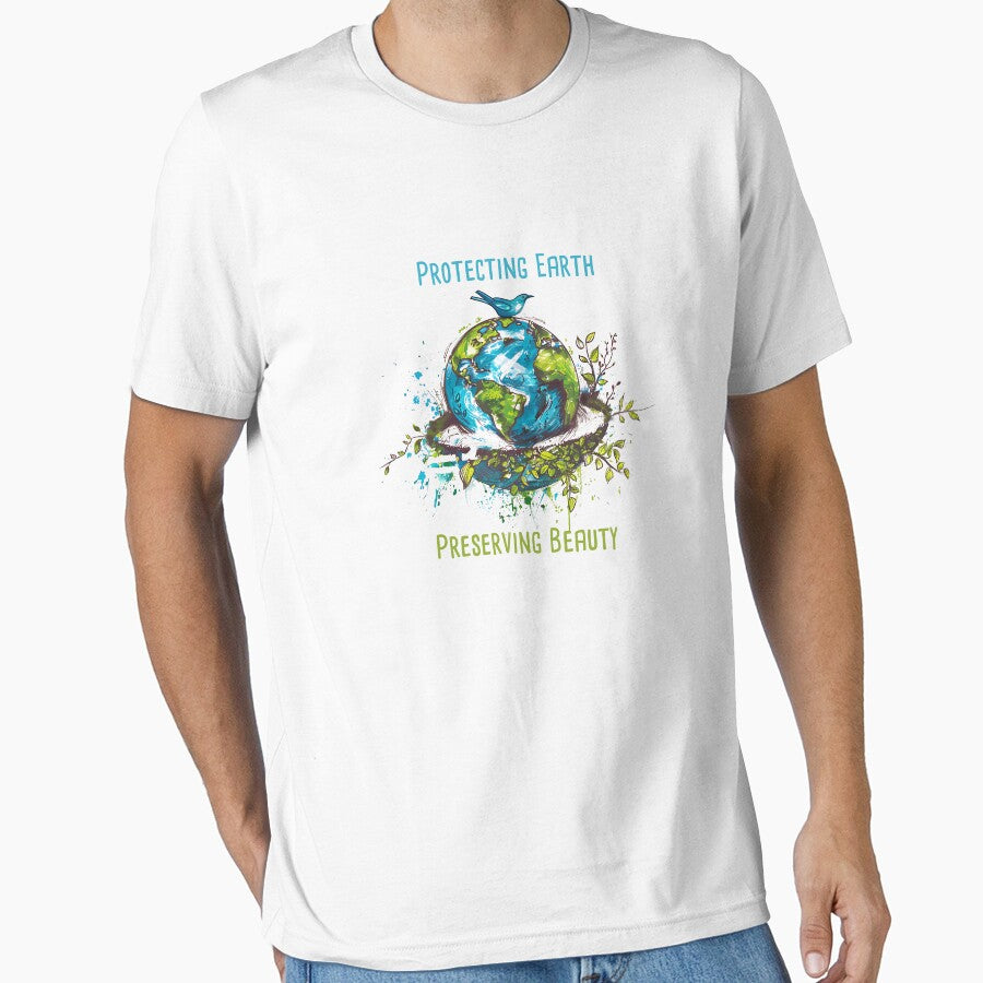 Protecting Earth, Preserving Beauty Environmental Protection Positive Slogan by FemiBiutti