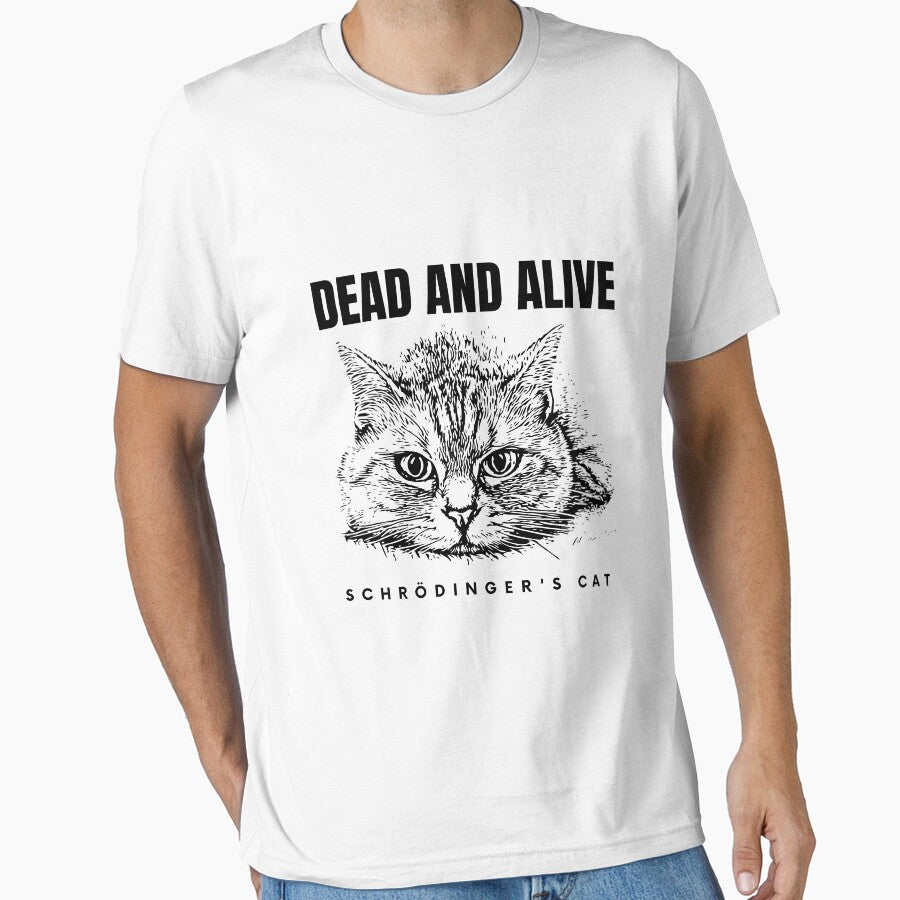 Dead and Alive Schrödinger's cat- Tired Cat-Science by Creative Life