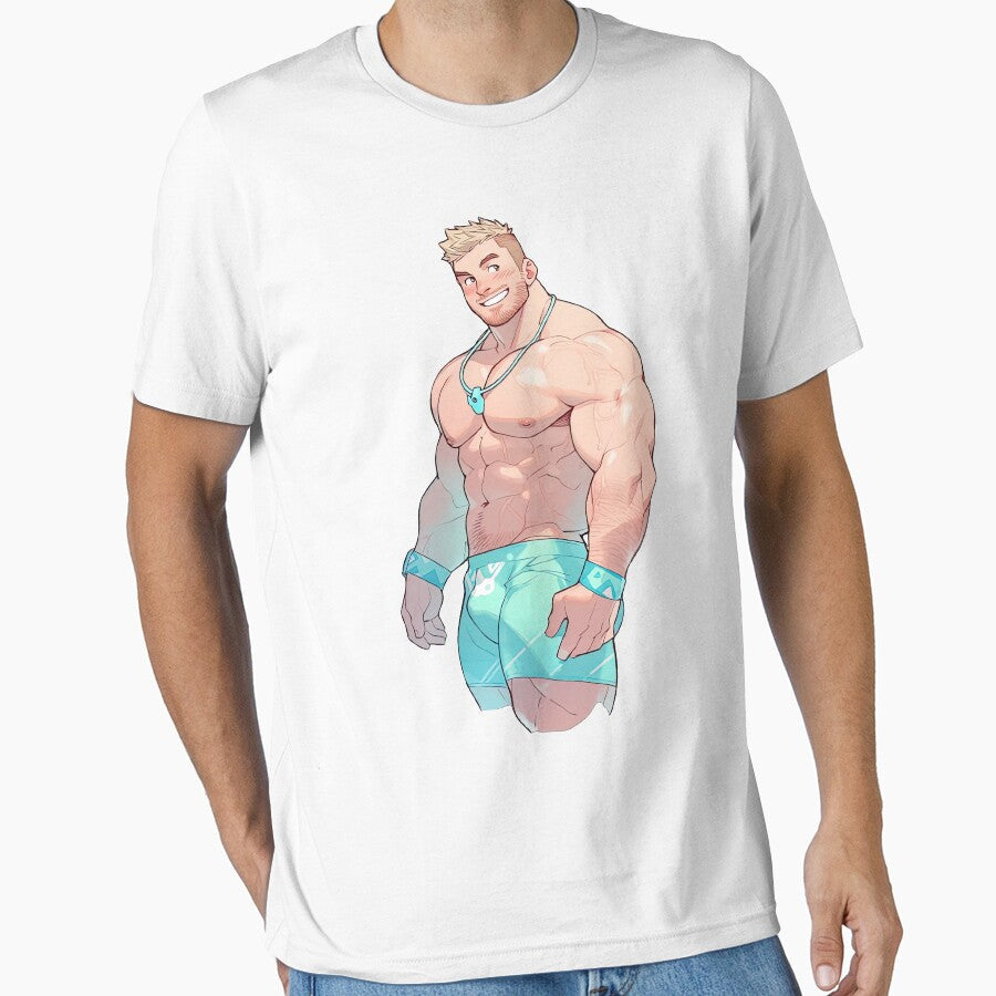 Cute Muscular Gay Guy Flexing by homorohomo