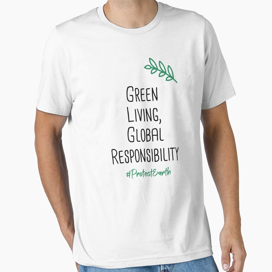 Green Living, Global Responsibility Environmental Protection Positive Quote by FemiBiutti