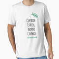 Cherish Earth, Inspire Change Environmental Protection Positive Quote by FemiBiutti