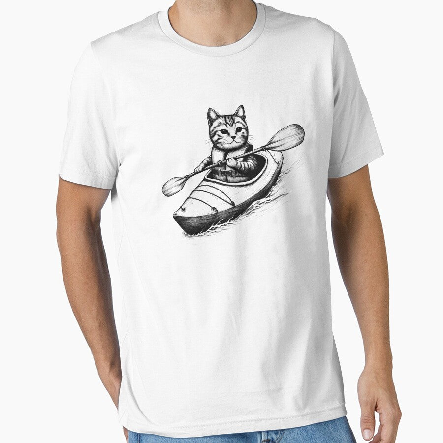 Cat Go Kayaking by Kimberley King Art  King Art