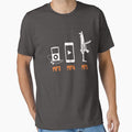 Funny Nerd Evolution Gamer Shirt: MP3 MP4 MP5 by RAWWR
