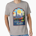 Atlanta Vintage Travel Illustration by HomeLivingCo