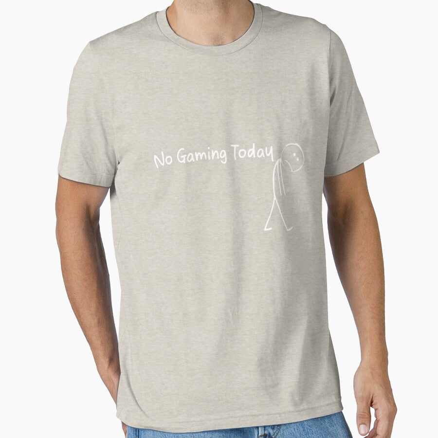 No Gaming Today Gamer Video Game Player by Bouufarte