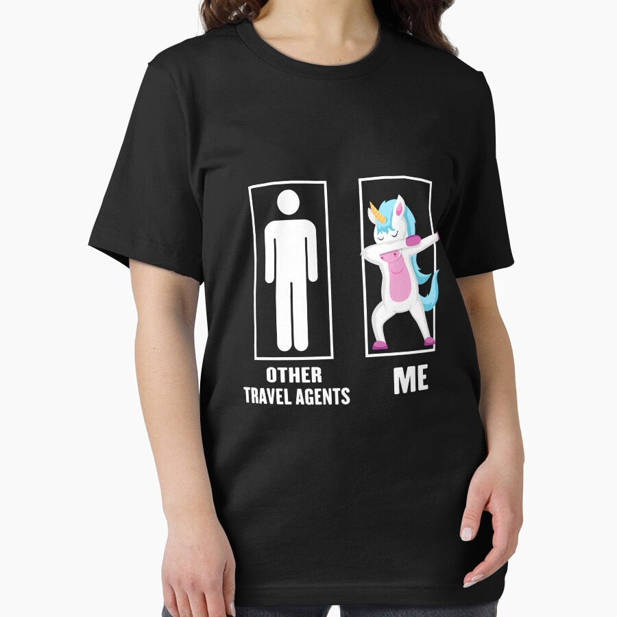 Funny Unicorn Dabbing Other travel agent Me,Other travel agent Me Funny Unicorn Dabbing, travel agent Unicorn, travel agent Dad Husband Birthday Christmas Gift by xlnv