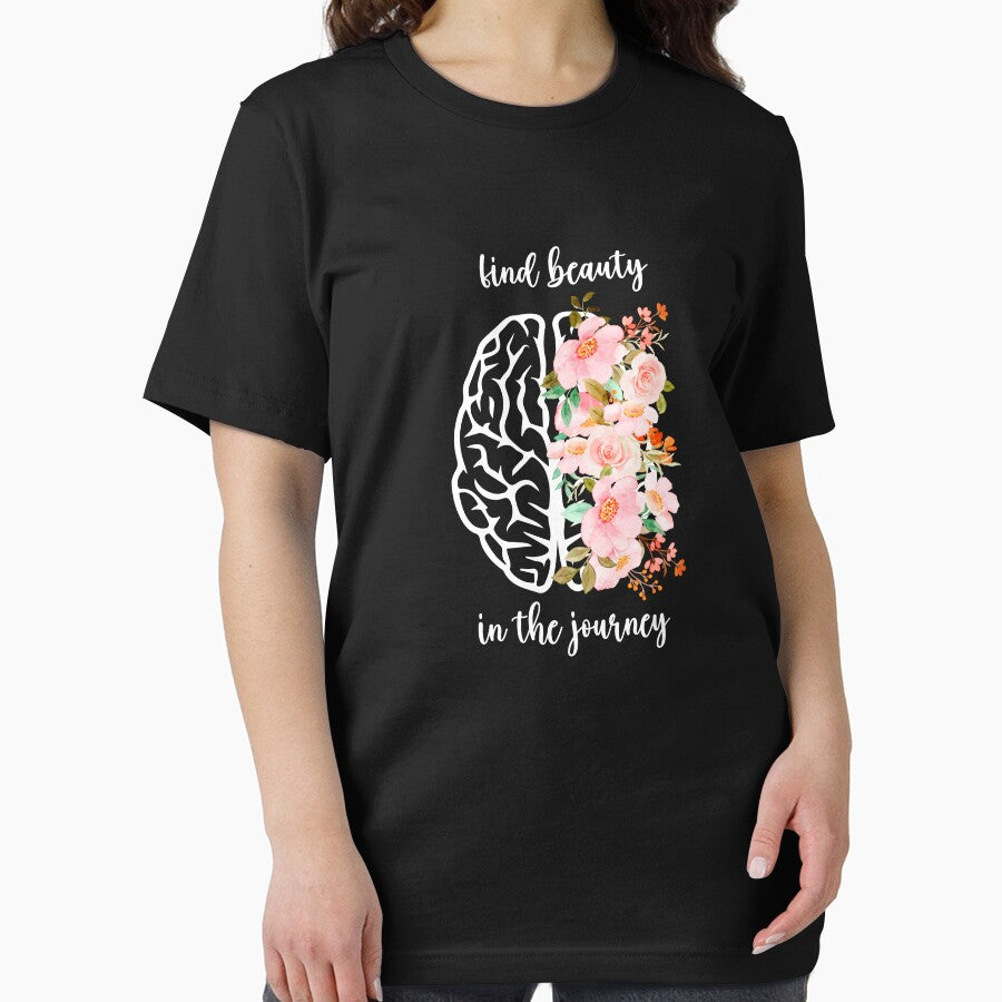 Find Beauty In The Journey Mental Health Awareness Positive Inspirational Sentence by FemiBiutti
