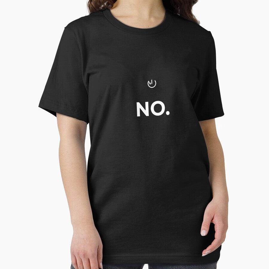 NO. – Funny Minimalist Quote Design | Sarcastic Humor Typography by mostly_offline